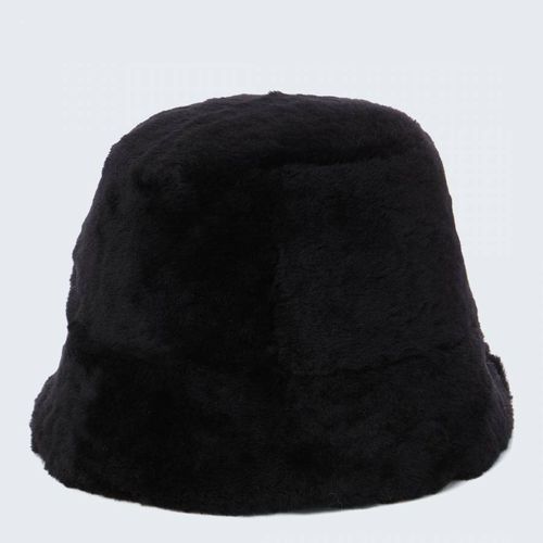 Black Shearling Bucket Hat - NÂ°Â· Eleven - Modalova