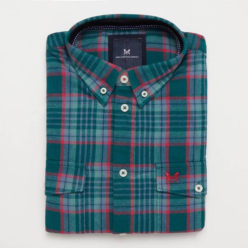 Green Flannel Check Shirt - Crew Clothing - Modalova