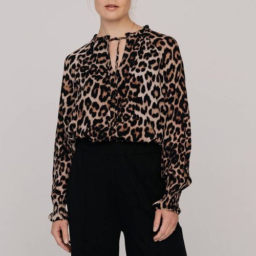 Beige Keira Animal Style Blouse - Lily and Lionel - Modalova