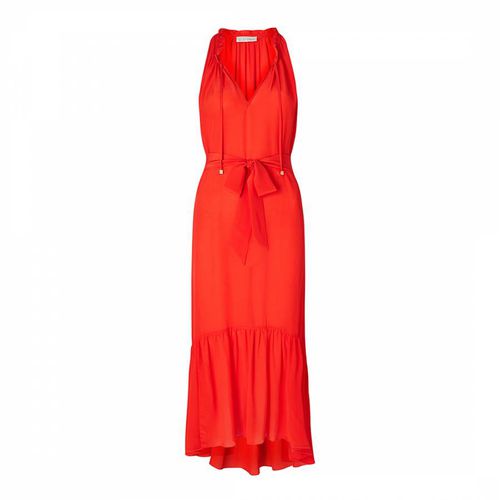 Red Frill Midi Dress - Heidi Klein - Modalova