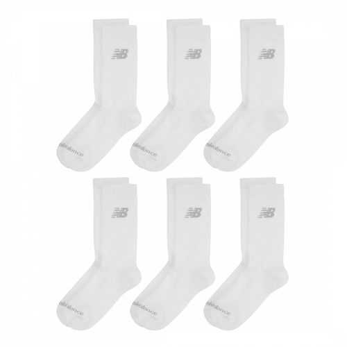 Sport Cushioned Crew Sock 6 Pack - New Balance - Modalova