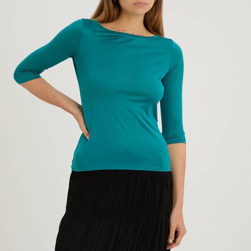 Idanzica Teal 3/4 Sleeve Top - Max&Co. - Modalova