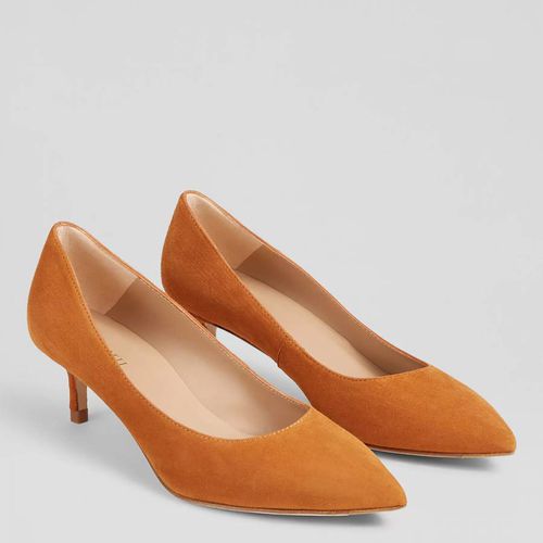 Suede Audrey Kitten Court Heels - L K Bennett - Modalova