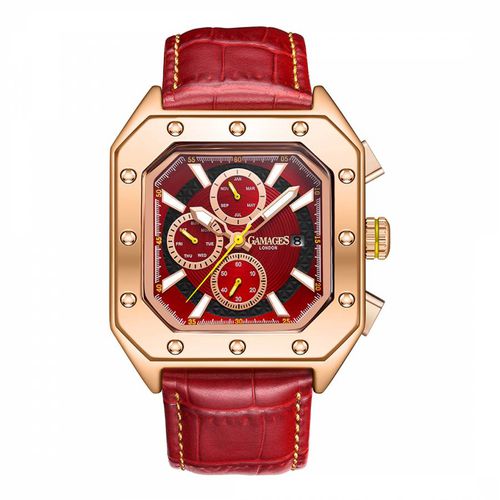 Men's Rose Gold Republic Automatic Watch 45mm - Gamages of London - Modalova