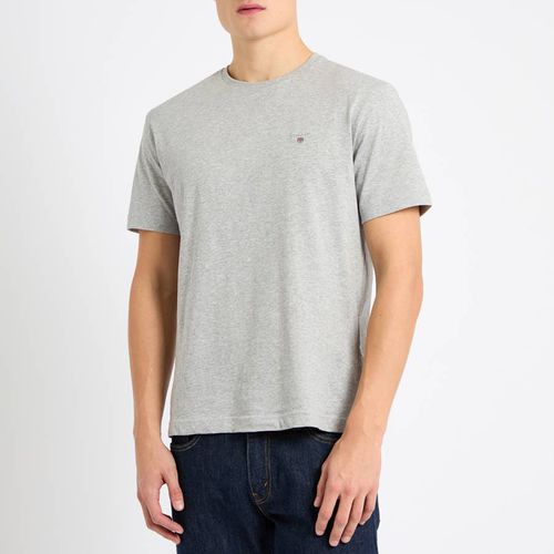 Grey Original Shield Cotton T-Shirt - Gant - Modalova