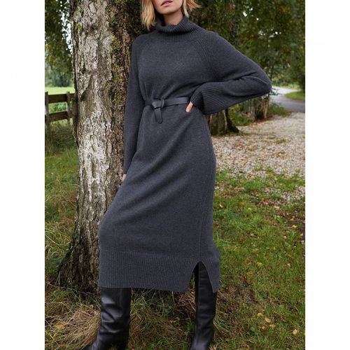 Grey Romy Wool Jumper Dress - Wyse - Modalova