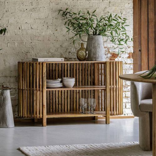 Stuston Slatted Console Table - Gallery Living - Modalova