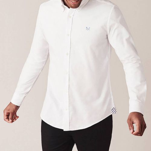 White Oxford Cotton Shirt - Crew Clothing - Modalova