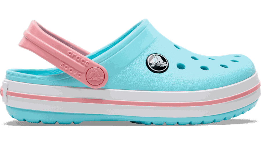 Crocs Crocband™ Sabots Enfants Ice Blue/White 28 - Crocs FR Feed New - Modalova