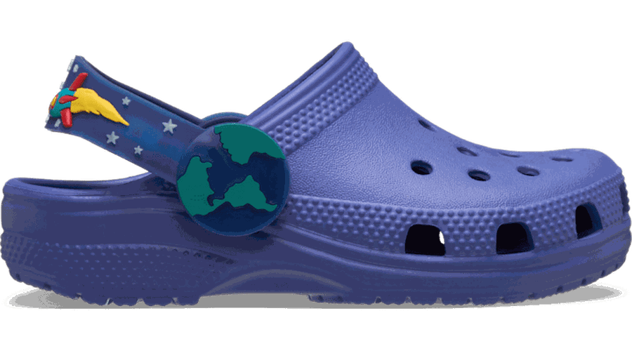 Toddler Classic Imagination Lights Backstrap Sabots Enfants Sapphire 19 - Crocs - Modalova