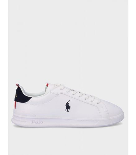 Zapatilla Heritage Court White-navy-red 41 - Polo Ralph Lauren - Modalova