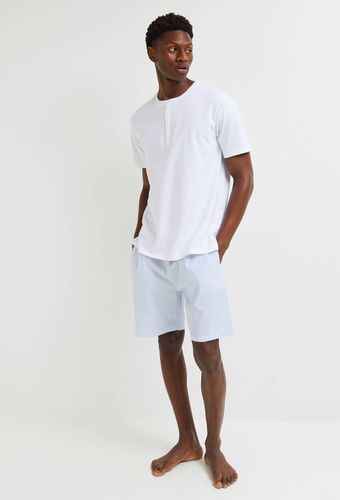 Pyjama T-shirt manches courtes et Short rayé en coton BIO GOTS - MONOPRIX - Modalova