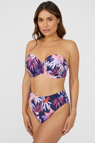 Womens Gorgeous Arianna Palm Padded Strapless Bikini Top - - 32GG - Debenhams - Modalova