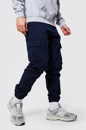 Elasticated Waist Slim Fit Cargo Trouser - - XS - boohooMAN - Modalova