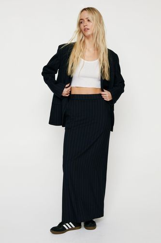 Womens Tailored Pinstripe Maxi Skirt - - 10 - Nasty Gal - Modalova