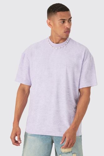 Oversized Extended Neck Towelling T-shirt - - XL - boohooMAN - Modalova