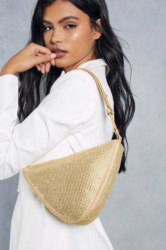 Womens Diamante Triangle Grab Bag - - One Size - MISSPAP - Modalova