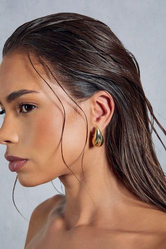 Womens Drop Mirrored Earrings - - One Size - MISSPAP - Modalova