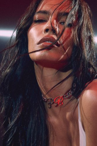 Womens Playboy Initials Chain Choker Necklace - - One Size - MISSPAP - Modalova