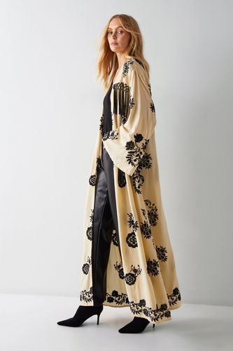 Womens Premium Embroidered Tassel Kimono - - M - Warehouse - Modalova