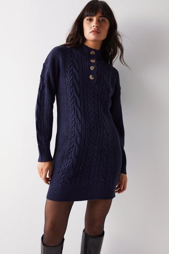 Womens Cable Knit Mini Dress - - XS - Warehouse - Modalova