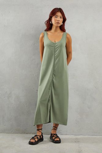 Womens Binding Detail Sleeveless Dress - - 16 - Warehouse - Modalova