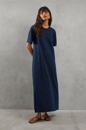 Womens Plain Trapeze Midi Dress - - 6 - Warehouse - Modalova