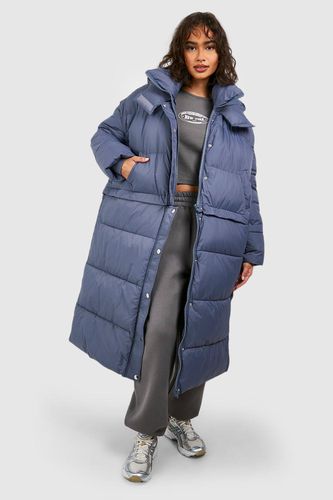 Womens 4 In 1 Detachable Oversized Puffer Jacket - - 12 - boohoo - Modalova