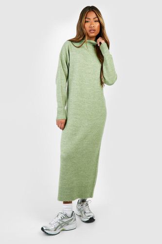 Womens Soft Knit Fine Gauge Midaxi Dress - - 10 - boohoo - Modalova