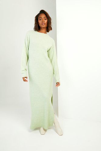 Womens Soft Rib Maxi Knitted Dress - - 10 - boohoo - Modalova