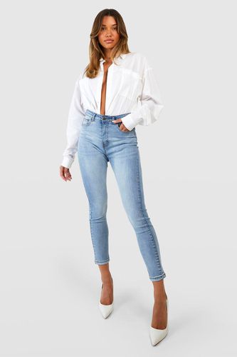 Womens Butt Shaper High Rise Skinny Jeans - - 6 - boohoo - Modalova
