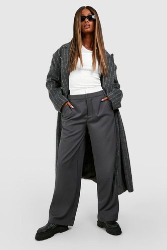 Womens Boxer Waistband Relaxed Fit Trousers - - 14 - boohoo - Modalova