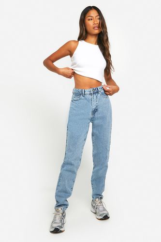 Womens Basics High Waisted Slim Fit Jeans - - 12 - boohoo - Modalova