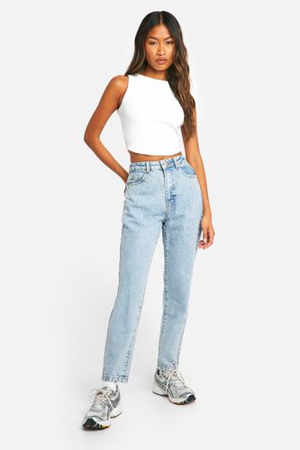 Womens Basics High Waisted Slim Fit Jeans - - 10 - boohoo - Modalova