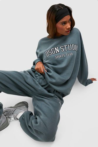 Womens Dsgn Studio Applique Oversized Sweatshirt - - L - boohoo - Modalova