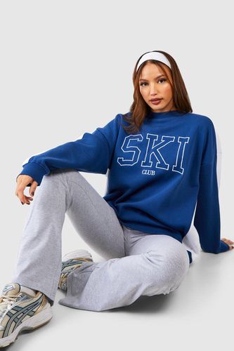 Womens Tall Ski Club Embroidered Sweatshirt - - XL - boohoo - Modalova