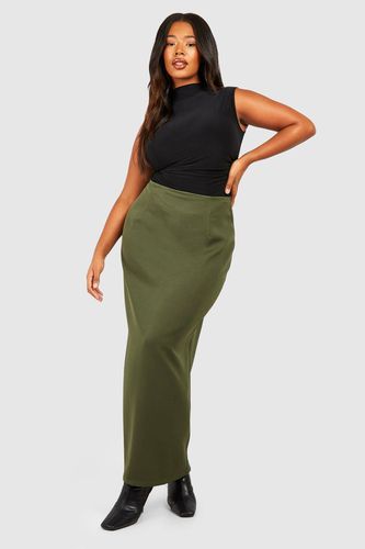 Womens Plus Woven Tailored Maxi Skirt - - 20 - boohoo - Modalova