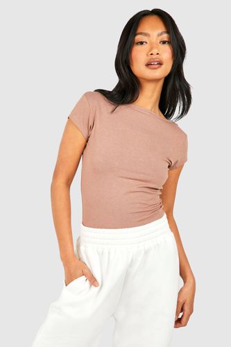 Womens Premium Super Soft Cap Sleeve Backless Top - - 10 - boohoo - Modalova
