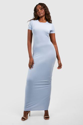Womens Premium Matte Slinky Crew Neck Maxi Dress - - 10 - boohoo - Modalova