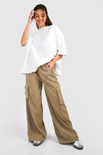 Womens Tailored Cargo Trouser - - 12 - boohoo - Modalova