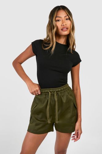 Womens Cargo Side Pocket Shorts - - 8 - boohoo - Modalova