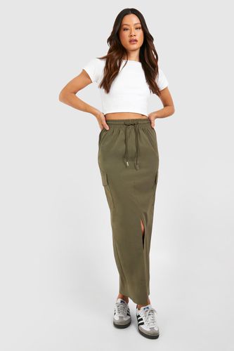Womens Tall Woven Stretch Pocket Detail Cargo Skirt - - 10 - boohoo - Modalova