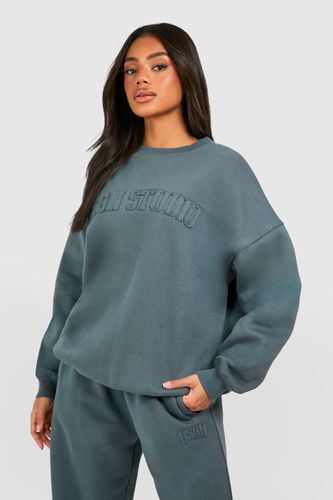 Womens Dsgn Studio Self Fabric Applique Oversized Sweatshirt - - S - boohoo - Modalova