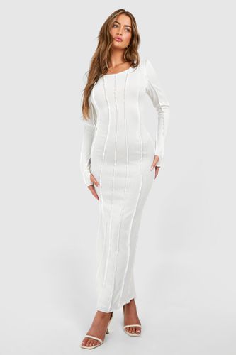 Womens Seam Detail Maxi Dress - - 10 - boohoo - Modalova