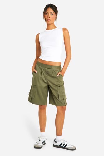 Womens Cargo Culottes - Green - 6 - boohoo - Modalova