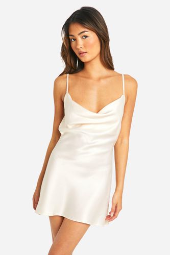 Womens Bridal Cowl Night Dress - - 10 - boohoo - Modalova