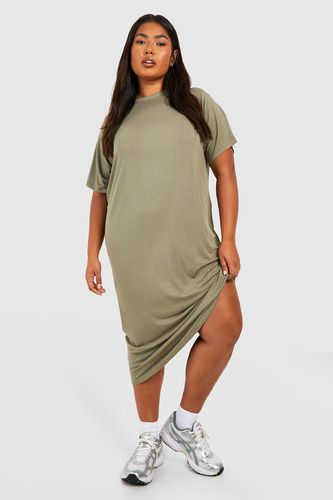 Womens Plus T Shirt Midi Dress - - 20 - boohoo - Modalova