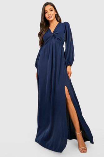 Womens Twist Detail Split Sleeve Maxi Dress - - 10 - boohoo - Modalova
