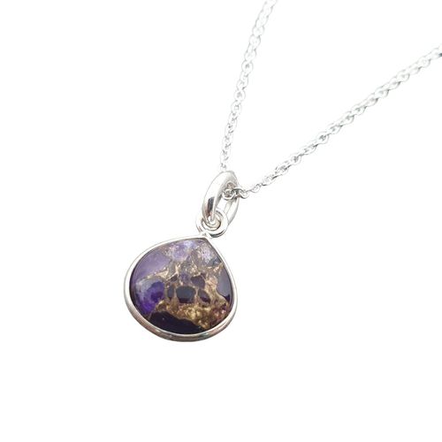 Womens Amethyst February Birthstone Silver Pendant Necklace - - 18 inches - NastyGal UK (+IE) - Modalova