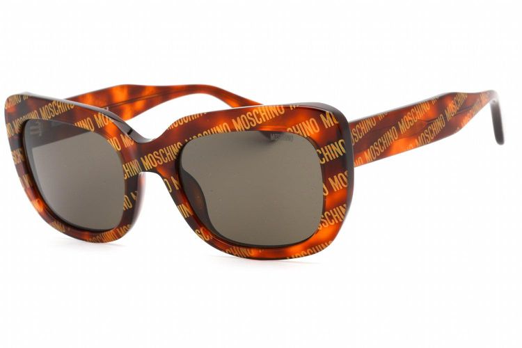 Womens MOS132/S Sunglasses Havana Pattern / Grey - - One Size - NastyGal UK (+IE) - Modalova